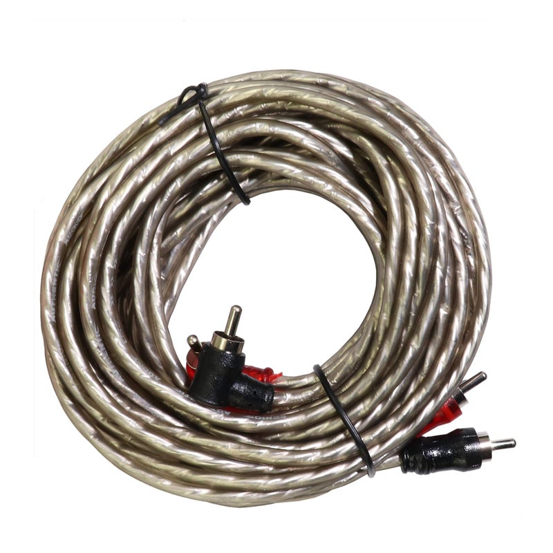 Welugnal 8 Gauge 800W High-Performance Complete Amplifier Wiring Kit - with 60A AGU Fuse Holder, 17Ft Power/Ground Wire, Blue RCA & Speaker Cables | for Professional Car Audio Safe Installation - Image 4